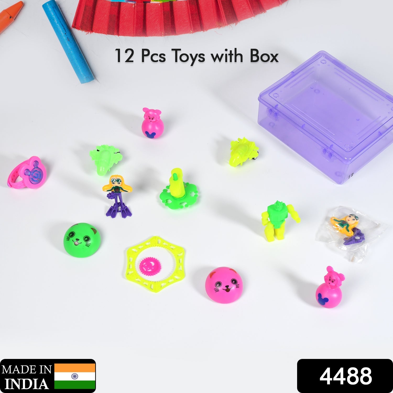 4488 12pc Mix All New Toy And Plastic Commander Container Mix All Types Playing Toy For Kids DeoDap 4488 12pc Mix All New Toy And Plastic Commander Container Mix All Types Playing Toy For Kids DeoDap